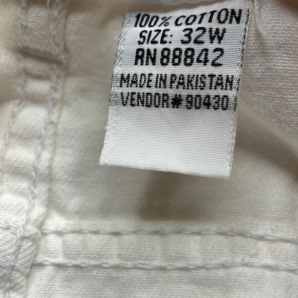 MAINSTREET BLUES 32 W White Carpenter Utility Unisex Shorts - Picture 6 of 12